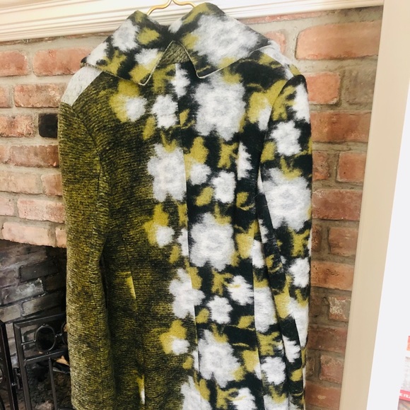 Italian designer Sonia Fortuna wool coat - Picture 2 of 3